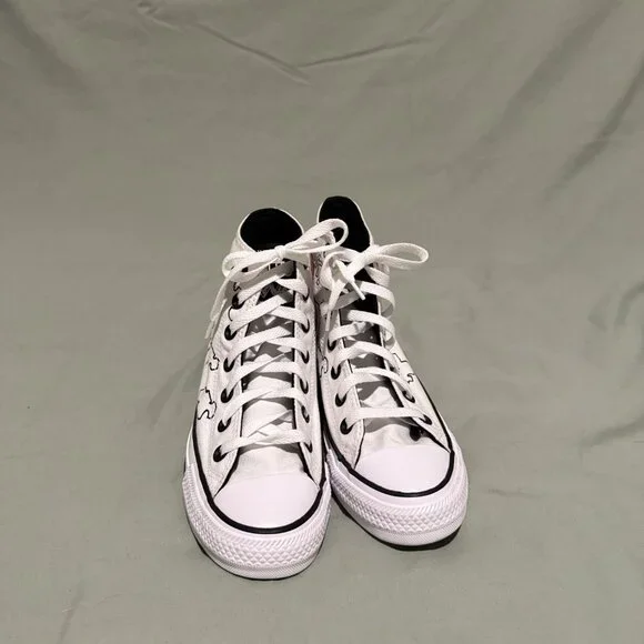 Converse X Peanut Chuck Taylor All Star Hi White sz 7 - Picture 4 of 10